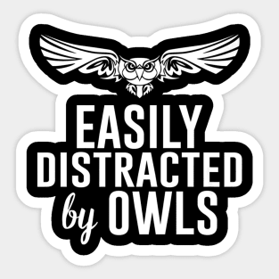 Bird Lover Owls Sticker